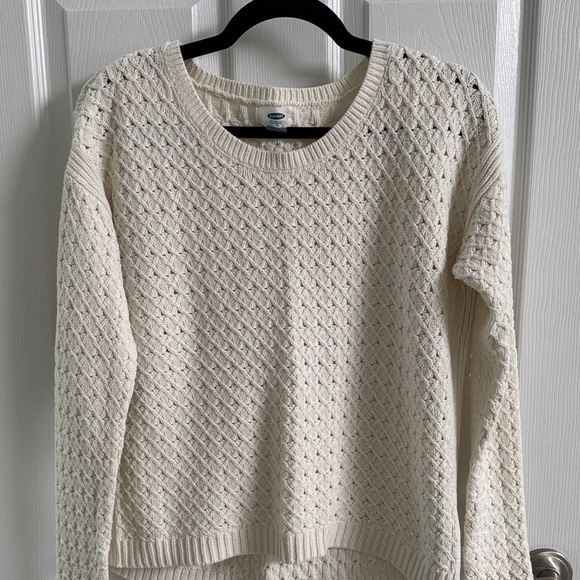 Old Navy Cream Textured Sweater - Picture 3 of 4